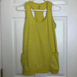 Joe Fresh Tank Top  Yellow Striped Size Medium